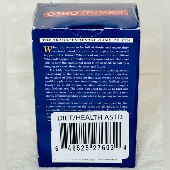 Osho Zen Tarot~The Transcendental Game of Zen~Pocket Edition~79 Cards & Book NEW - Picture 5 of 5